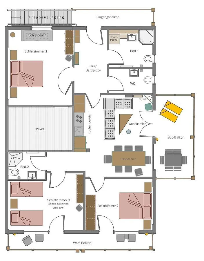 Lägenhet Traumferienwohnung Alpenliebe Sommer-Hoernerbahnen Kostenlos Bolsterlang
